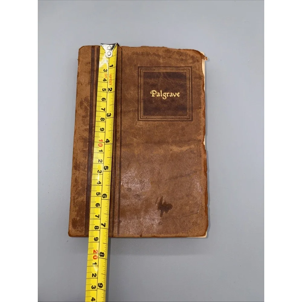 Palgrave's Golden Treasury 1932 Poems Songs Leather Cover READ